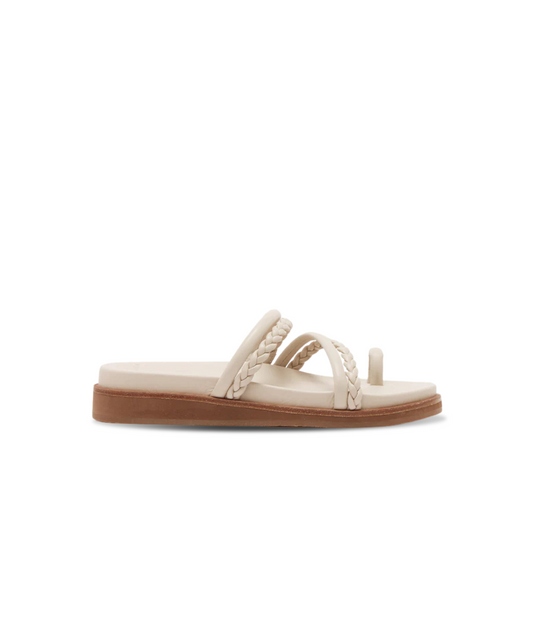 Frankie4 Willow Ecru Braid Slide