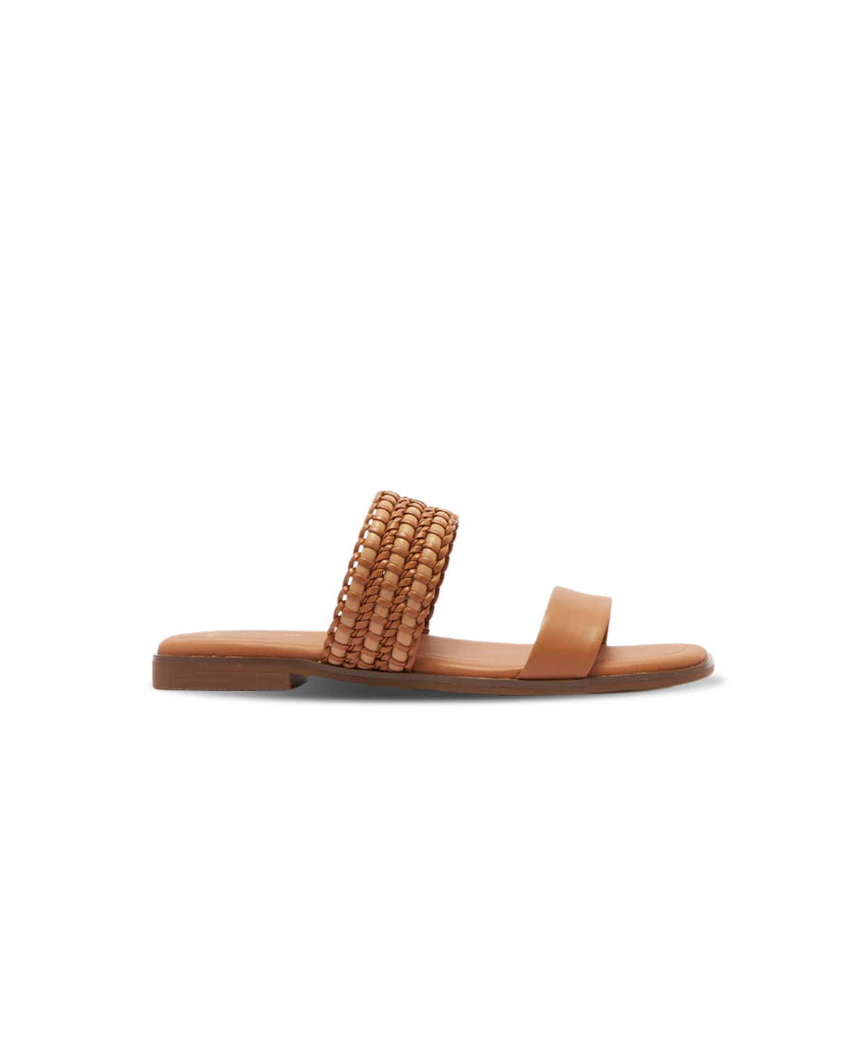 Frankie4 Sloan Tan Weave Slide