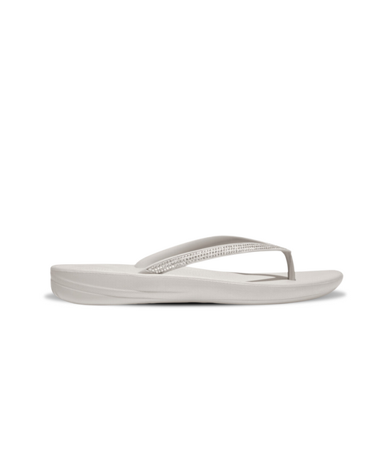 Fitflop iQushion Sparkle Tiptoe Grey