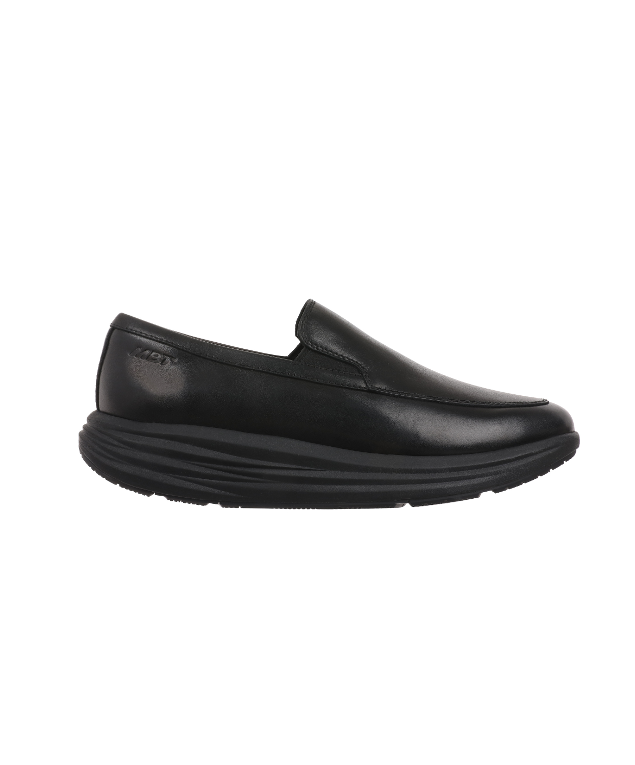 MBT Boston Slip On Black Mens Shoes